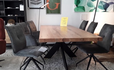 Tischgruppe rustik oak